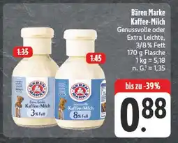 E-Center Bären marke genussvolle kaffee-milch Angebot