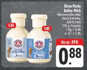 E-Center Bären marke genussvolle kaffee-milch Angebot