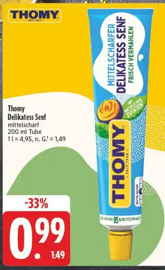 E-Center Thomy delikatess senf mittelscharf Angebot