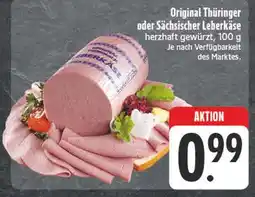 E-Center Original thüringer leberkäse Angebot