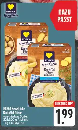 E-Center Edeka herzstücke kartoffel püree Angebot