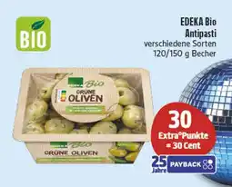 E-Center Edeka bio grüne oder kalamata oliven Angebot
