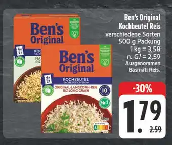 E-Center Ben's original kochbeutel reis Angebot