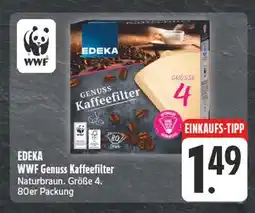 E-Center Edeka wwf genuss kaffeefilter Angebot