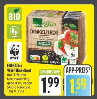 E-Center Edeka bio wwf dinkelbrot Angebot