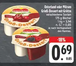 E-Center Osterland grieß-dessert mit grütze Angebot