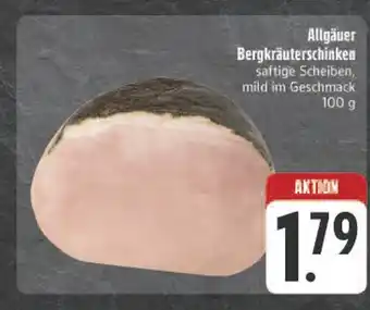 E-Center Allgäuer bergkräuterschinken Angebot