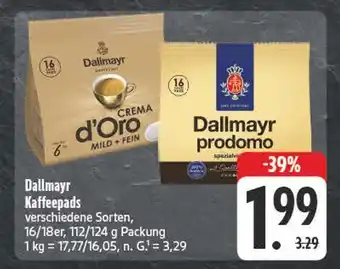 E-Center Dallmayr crema d'oro mild + fein Angebot
