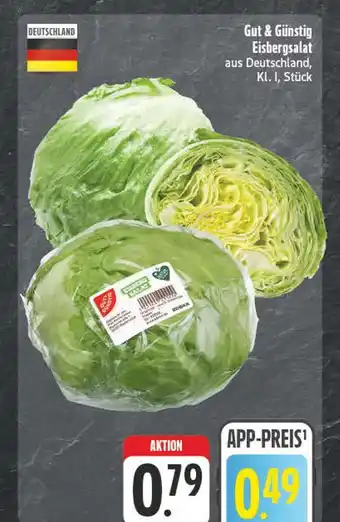 E-Center Gut & günstig eisbergsalat Angebot