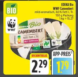E-Center Edeka bio wwf camembert Angebot