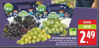 E-Center Bio tafeltrauben hell Angebot