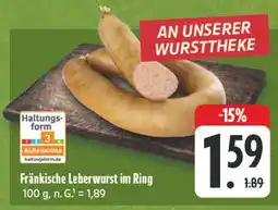 E-Center Fränkische leberwurst im ring Angebot