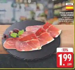 E-Center Original spanischer serrano-schinken Angebot