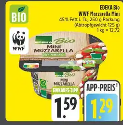 E-Center Edeka bio wwf mozzarella mini Angebot