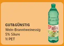 E-Center Gut&günstig wein-branntweinessig Angebot