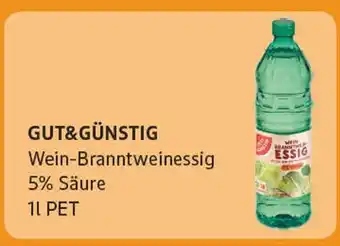 E-Center Gut&günstig wein-branntweinessig Angebot