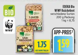 diska Edeka bio wwf knäckebrot 3-saaten Angebot