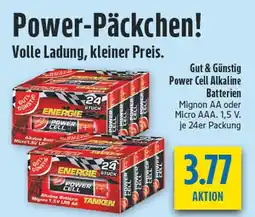 diska Gut & günstig power cell alkaline batterien mignon aa Angebot