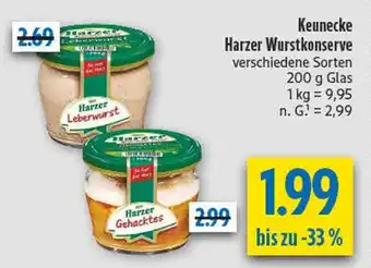 diska Keunecke harzer leberwurst Angebot