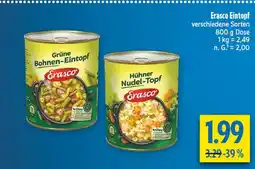 diska Erasco grüne bohnen-eintopf Angebot