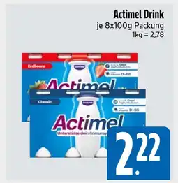 Edeka Actimel drink erdbeere Angebot
