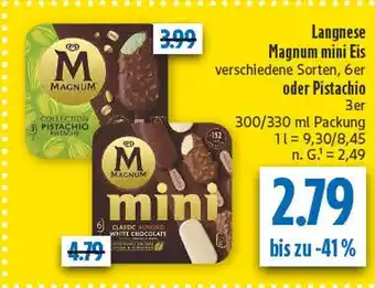 diska Magnum mini eis pistachio Angebot
