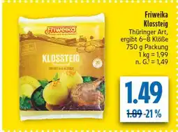 diska Friweika klossteig Angebot