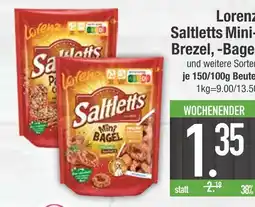 Edeka Lorenz saltletts mini-brezel, -bagel Angebot