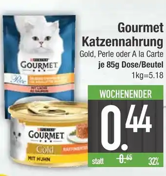 Edeka Gourmet katzennahrung gold Angebot
