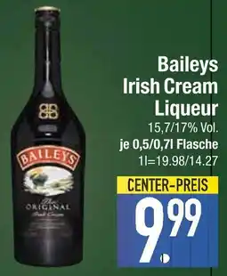 Edeka Baileys irish cream liqueur 15,7/17% vol. je 0,5 flasche Angebot
