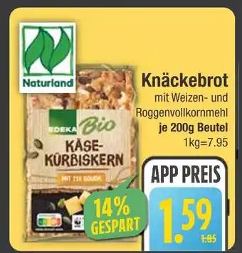 Edeka Edeka bio knäckebrot käse-kürbiskern Angebot