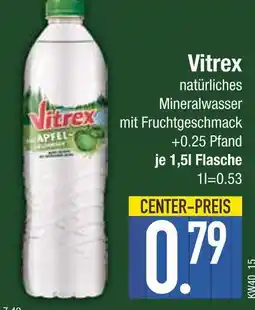 Edeka Vitrex natürliches mineralwasser mit fruchtgeschmack Angebot