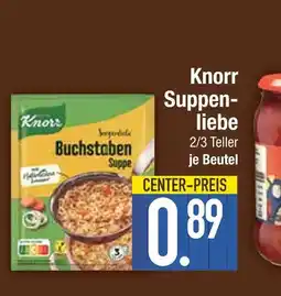 Edeka Knorr suppenliebe buchstaben suppe Angebot