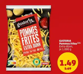 PENNY Gustoria pommes frites extra dünn Angebot