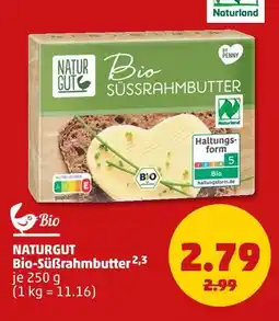 PENNY Naturgut bio-süßrahmbutter Angebot