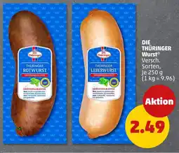 PENNY Die thüringer thüringer rotwurst Angebot