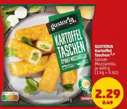PENNY Gustoria kartoffel taschen spinat-mozzarella Angebot