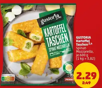 PENNY Gustoria kartoffel taschen spinat-mozzarella Angebot