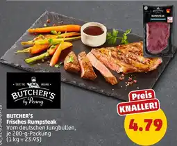 PENNY Butcher's by penny frisches rumpsteak Angebot