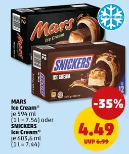 PENNY Mars oder snickers ice cream Angebot