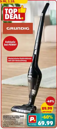 PENNY Grundig grundig 2-in-1-akku-handstaubsauger vch 9930 Angebot