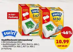 PENNY Swirl s67 staubfilterbeutel-jahrespackung Angebot