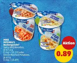 PENNY Mike mitchell's spicy bbq noodles oder onion mashed potatoes Angebot