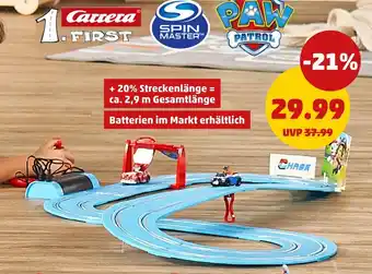 PENNY Carrera autorennbahn mit den paw patrol-helden Angebot