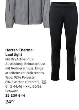 Tchibo Herren-thermo-lauftight Angebot