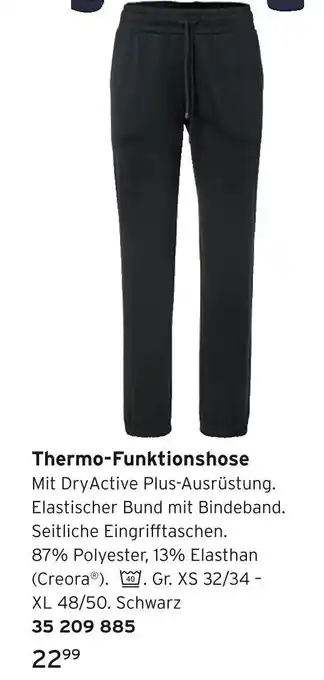 Tchibo Thermo-funktionshose Angebot