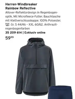 Tchibo Herren-windbreaker rainbow reflective Angebot