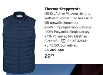 Tchibo Thermo-steppweste Angebot