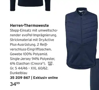 Tchibo Herren-thermoweste Angebot
