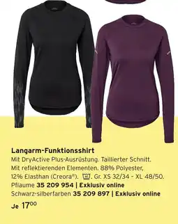 Tchibo Langarm-funktionsshirt Angebot
